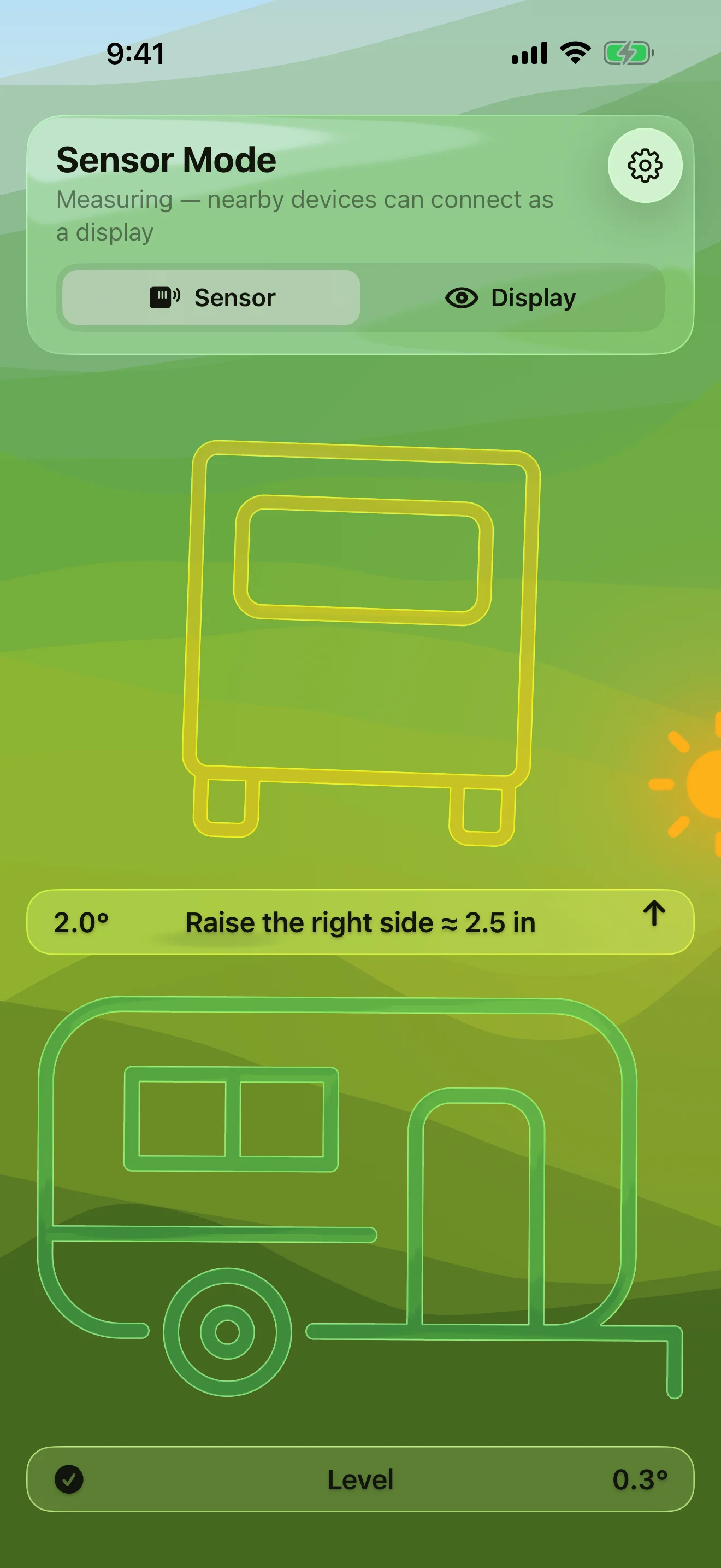 Caravan Leveler iPhone