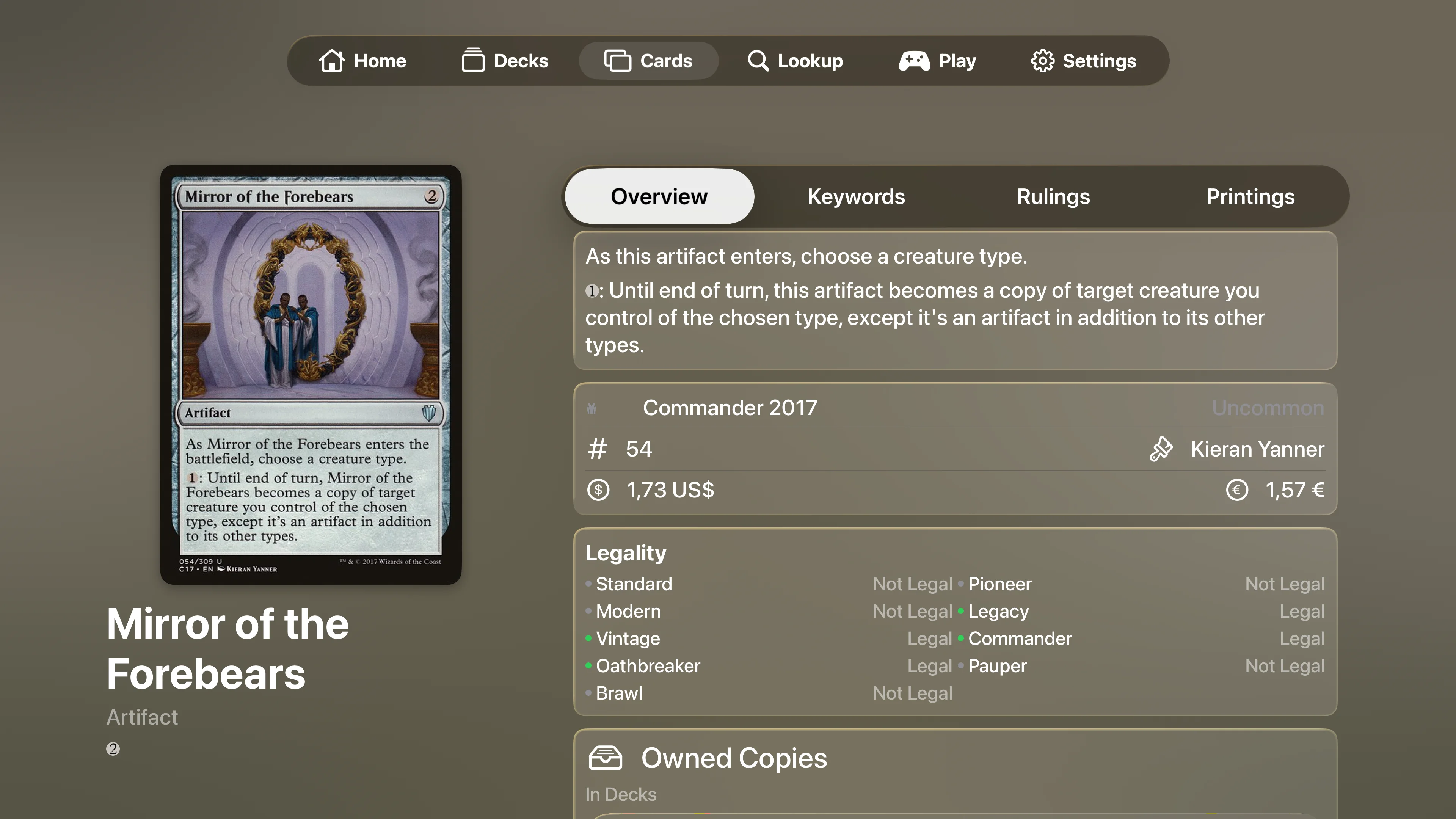 Apple TV - Card Detail