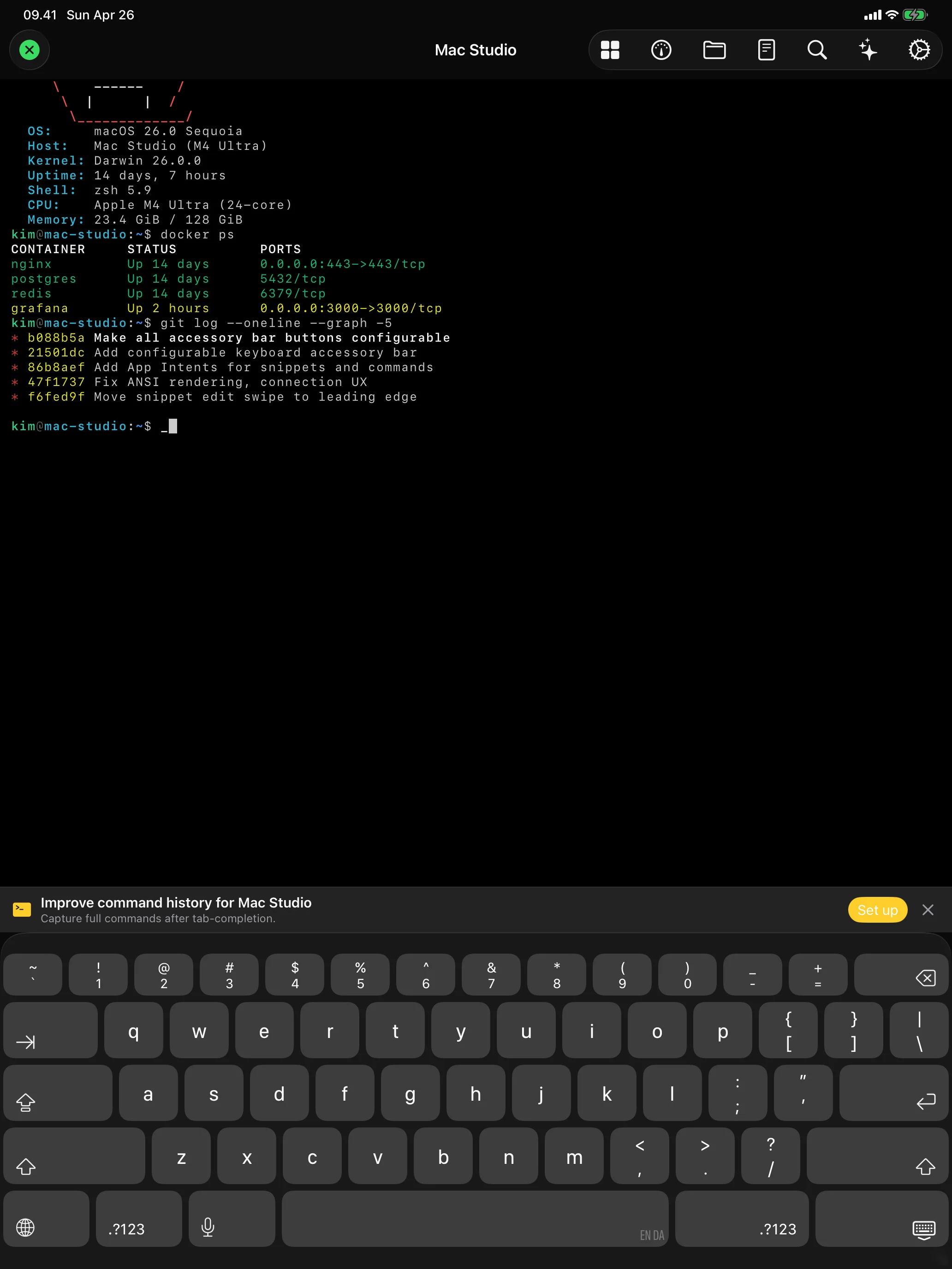 iPad - Terminal