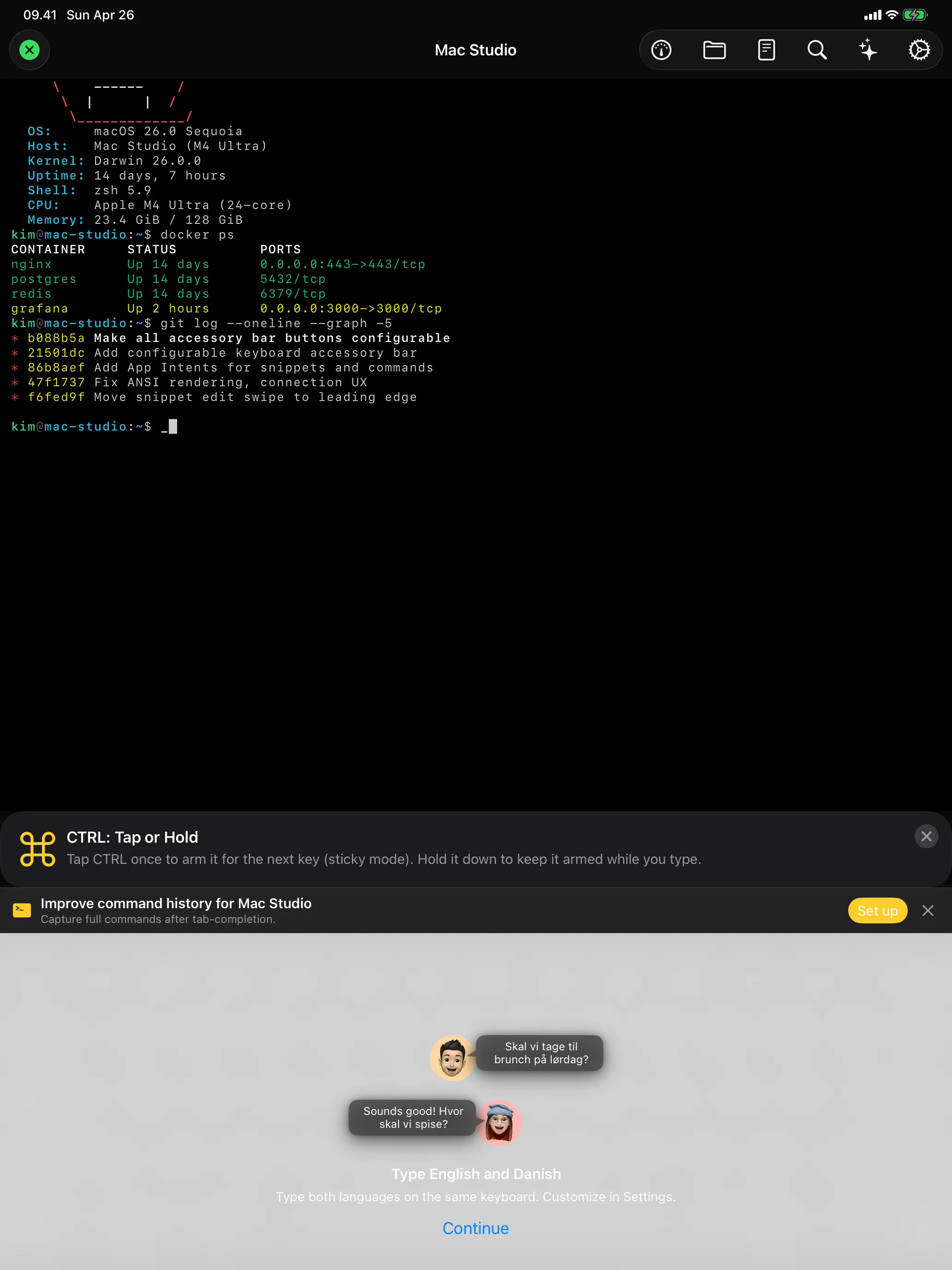 iPad - Multiple Sessions